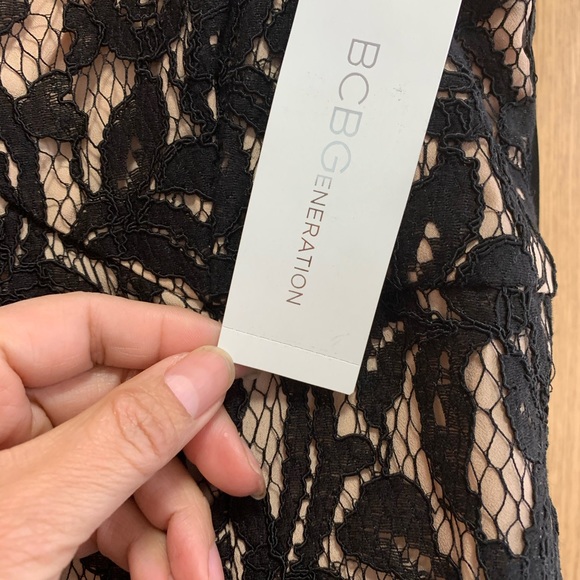 Brand New BCBG Black Long  Gown - Picture 4 of 6